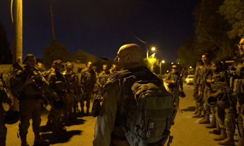 כוחות צה"ל בכניסה לכפר כובר. צילומים: דובר צה"ל