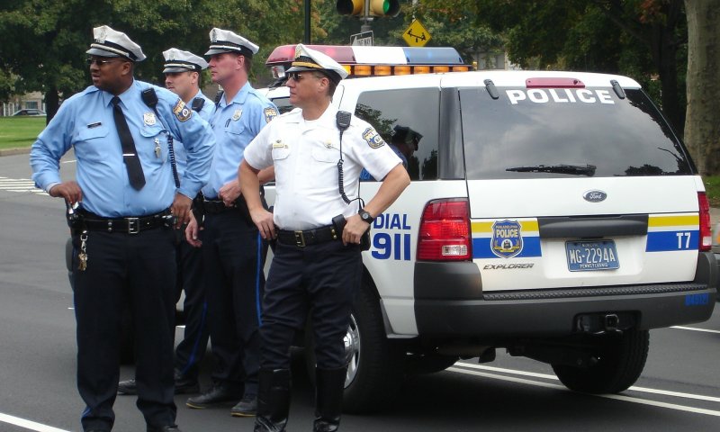 נחושים. שוטרים בפילדלפיה. צילום אילוסטרציה: פיקסהביי