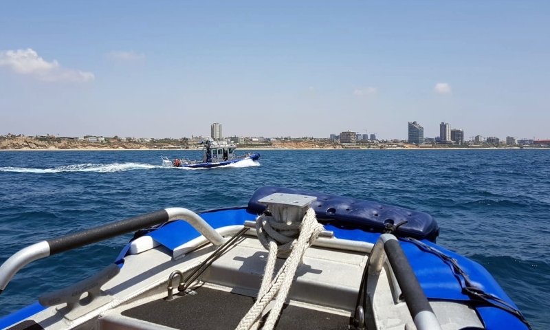 הסריקות על ידי השיטור הימי. צילום: משטרת ישראל