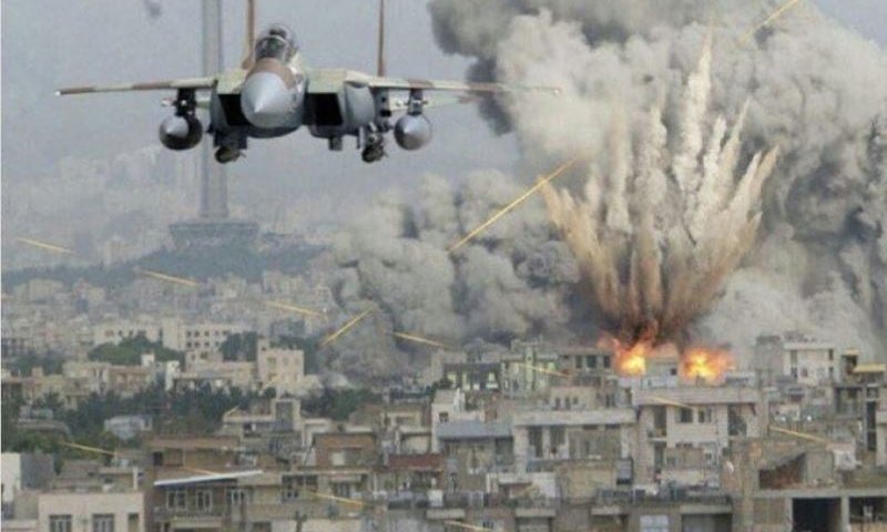 תמונת האילוסטרציה של הפצצת ישראל בטהרן. צילום: מתוך טוויטר