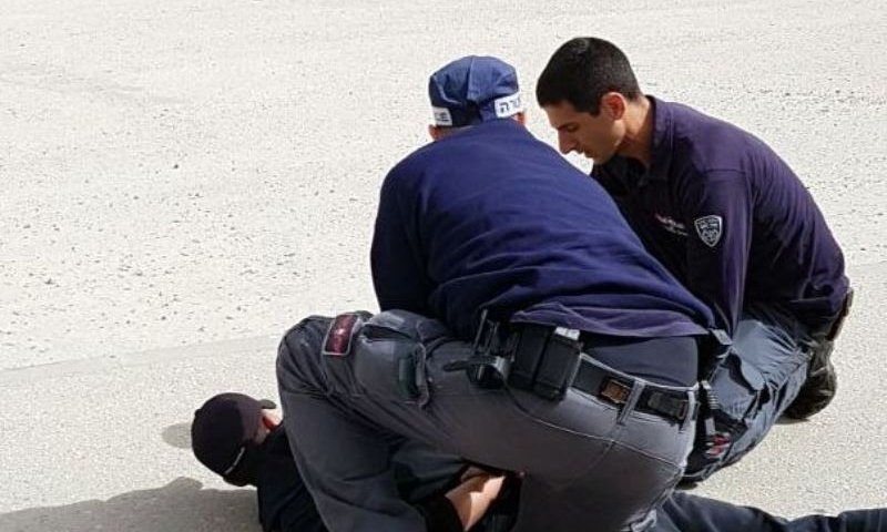 רגעי המעצר. צילום: משטרת ישראל