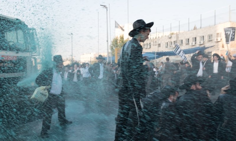 הפגנות הפלג הירושלמי. צילום: פלאש 90 