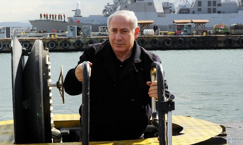 ראש הממשלה נתניהו בצוללת. צילום: לע"מ