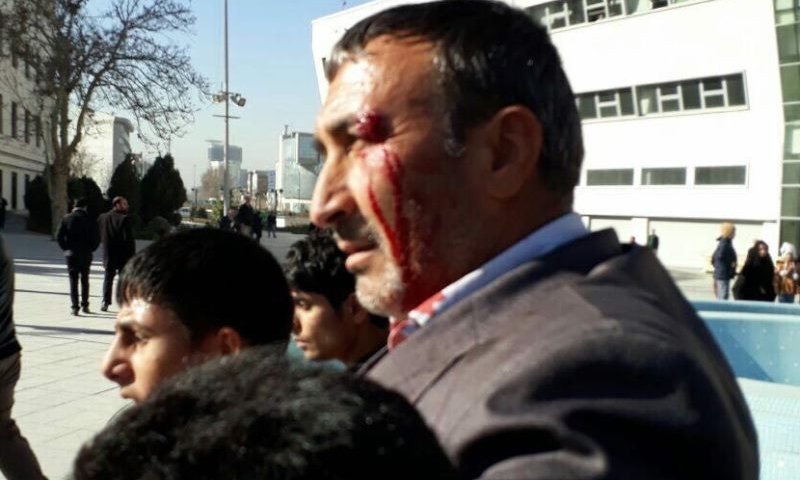 אזרח שנפצע במהלך המהומות