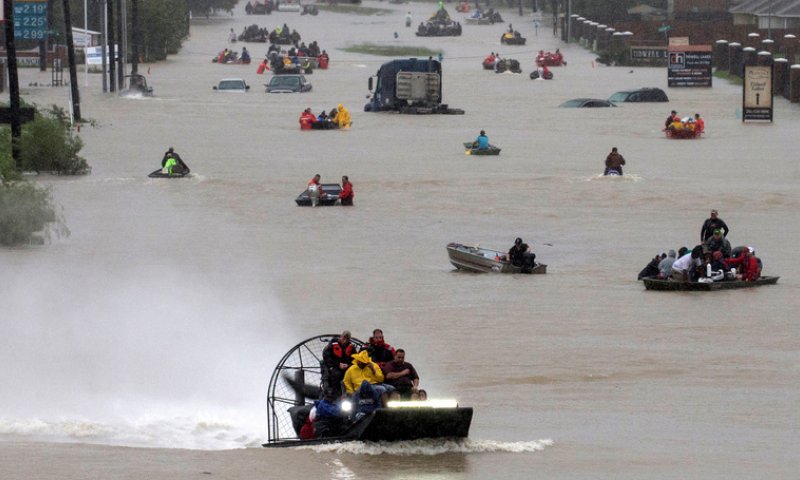 הסופה בטקסס. צילום: רויטרס