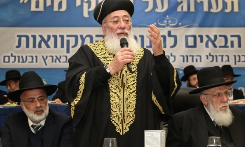 הגר"ש עמאר. צילוםף יעקב כהן