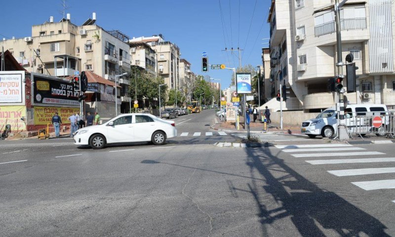 היציאה החדשה ברחוב אברהם בן דוד (צילום: דוברות העירייה)