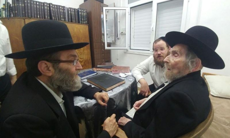 הרב שטיינמן עם יו"ר "דגל התורה" משה גפני