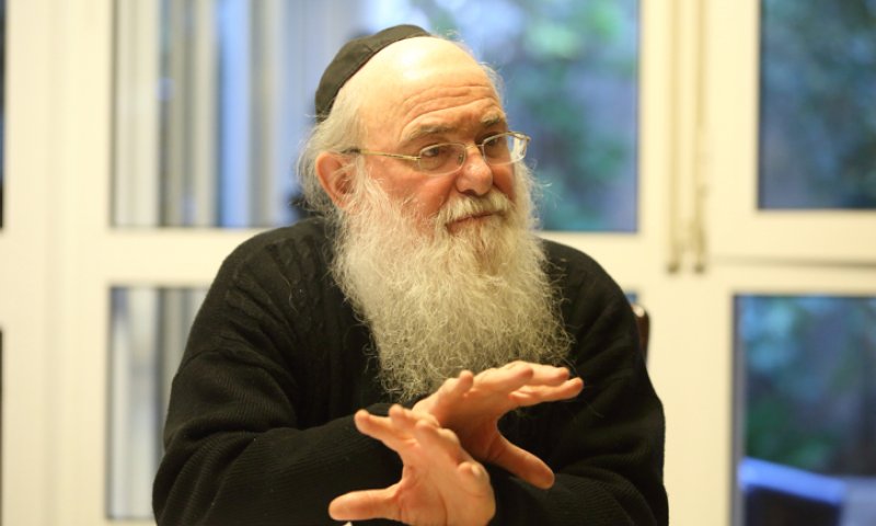הרב אברהם שרמן, אב"ד. צילום: יעקב נחומי, פלאש90