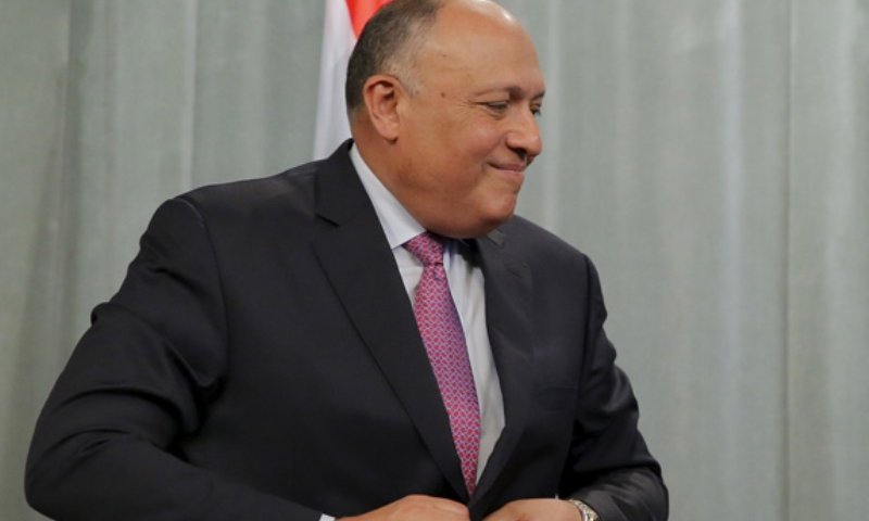 שר החוץ המצרי סמאח שוכרי, צילום: רויטרס