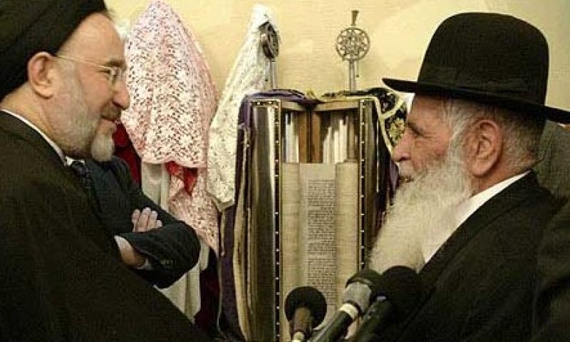 הרב המאדני כהן עם חתאמי. צילום: INSA