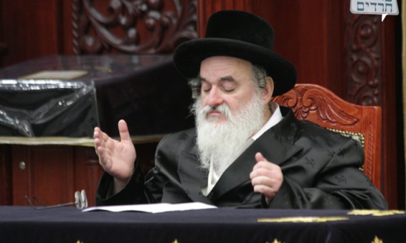 Rebbe of Vizhnitz. Photo: Moshe Goldstein