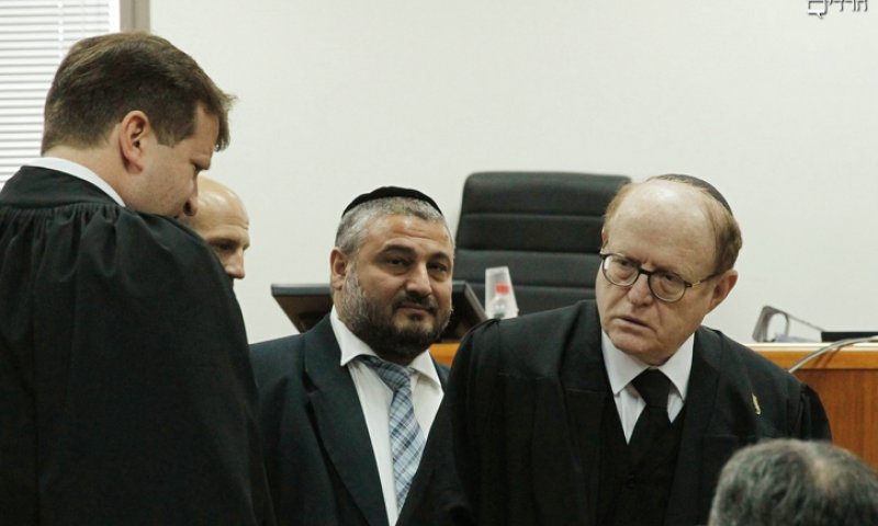 משה אבוטבול בבית המשפט. צילום: פלאש90