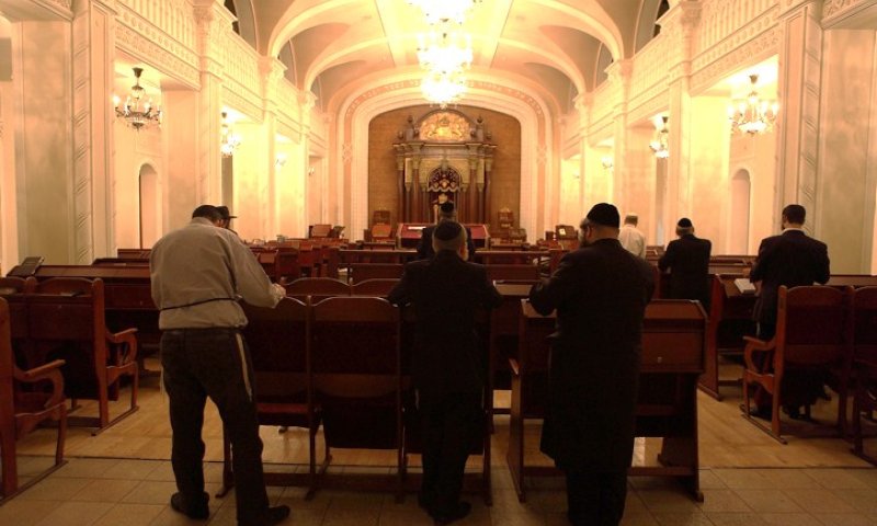 בית הכנסת בקייב. צילום: פלאש90