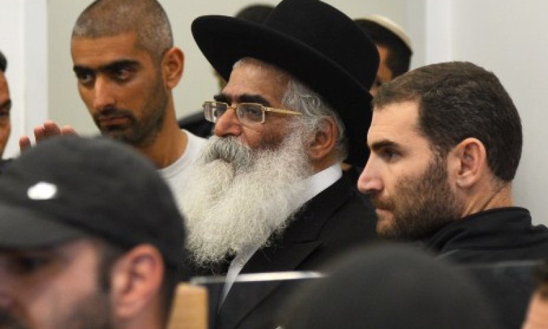 Rabbi Abergel in court - last week. Photo: Flash 90