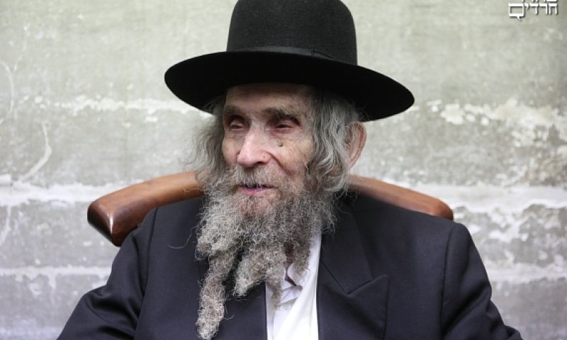 Hagaon R' Aharon Leib Steinman. Photograph: Yaakov Nachumi