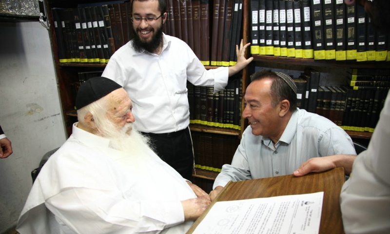 Yehiel Zohar at Hagaon R' Chaim Kanievsky