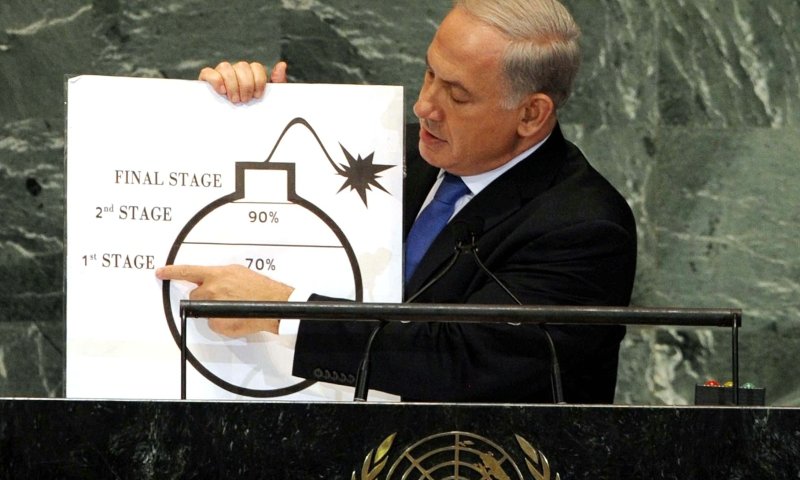 Netanyahu at the UN. Photo: Flash 90