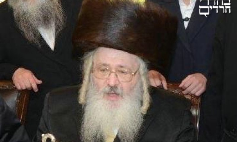 The Rebbe. Photo: Moshe Goldstein