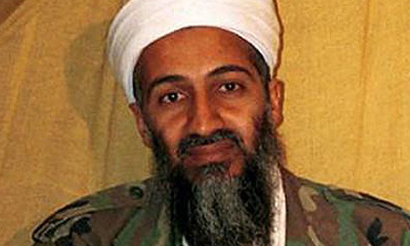 A bullet in the forehead. Osama bin Laden 