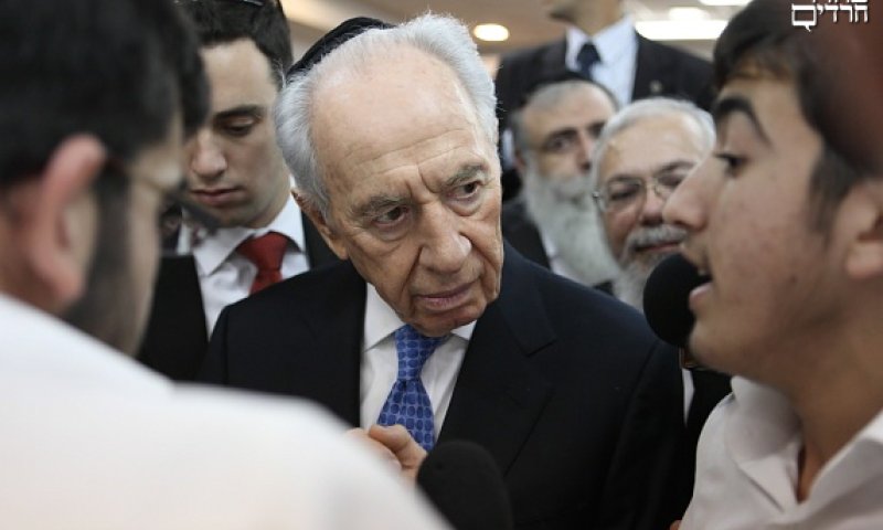 President Peres. Photo: Yaakov Nahumi 