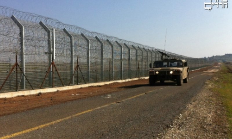 הגדר בגבול הסורי, צילום: דובר צה"ל