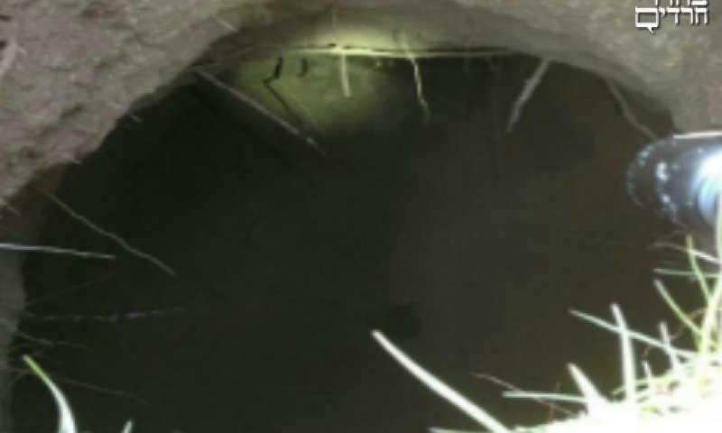פיר המנהרה שנחשף. צילום: דו"צ
