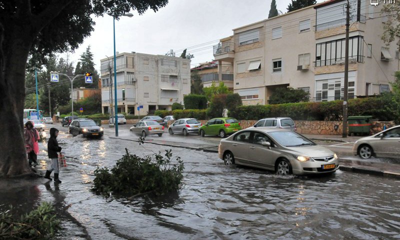 שטפונות. צילום: פלאש 90