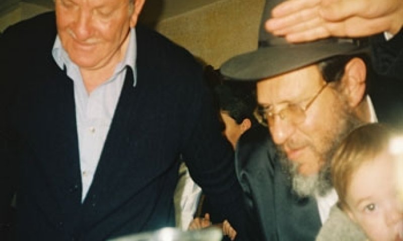 Shalom Fisher with 'Milkman'. Photo: Archive 