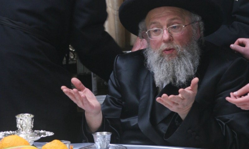 Rebbe of Pinsk Karlin. Photograph: Archive 