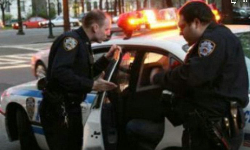 ניידת משטרה בקראון הייטס. צילום: ארכיון