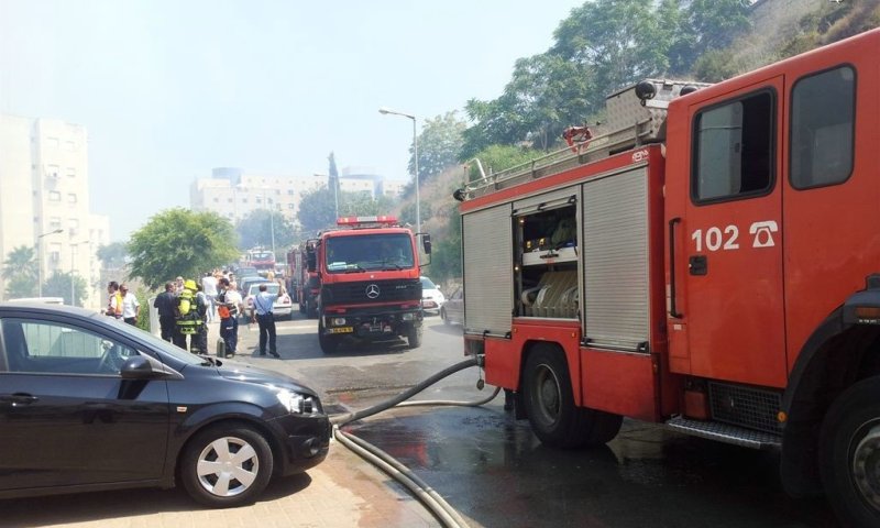 זירת השריפה