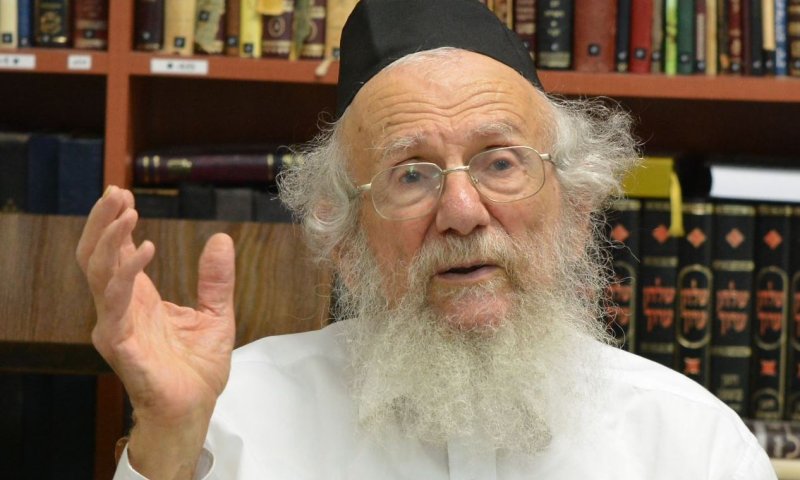 הרב יעקב אדלשטיין זצ"ל. צילום: שוקי לרר