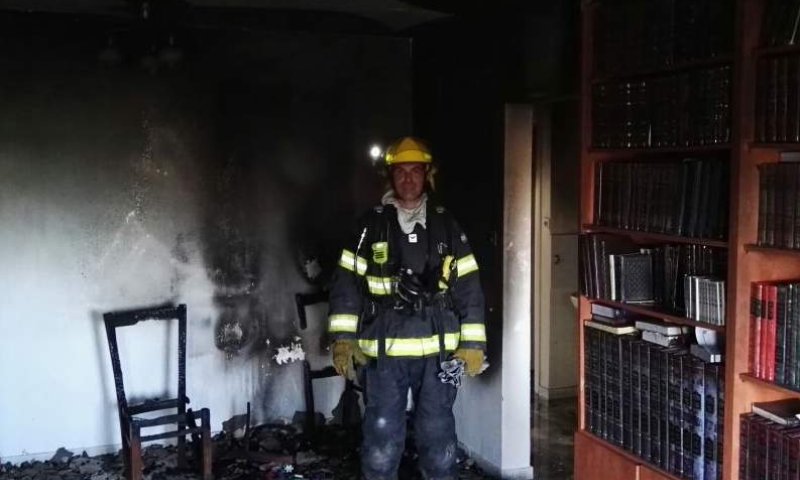 השריפה, צילום: דוברות כיבוי אש בית שמש