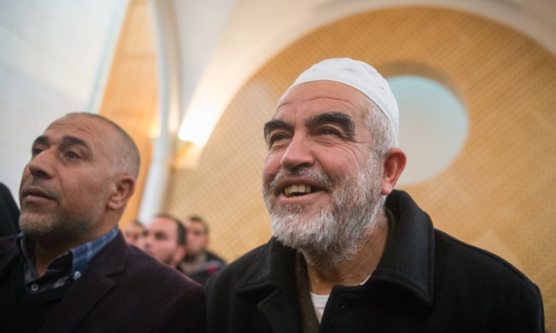 ראאד סאלח, מנהיג התנועה האיסלאמית. צילום: יונתן זינדל, פלאש 90