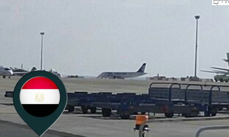 המטוס החטוף בשדה התעופה בקפריסין