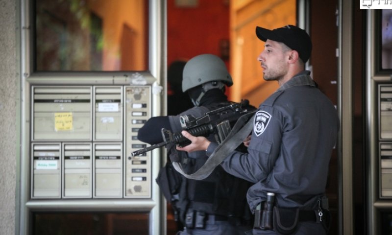 שוטרים בתל אביב, צילום אילוסטרציה: פלאש90
