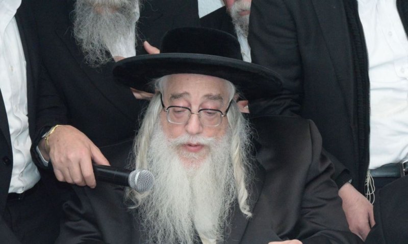 The Rebbe of Tzanz. Photo: Shuki Lerer