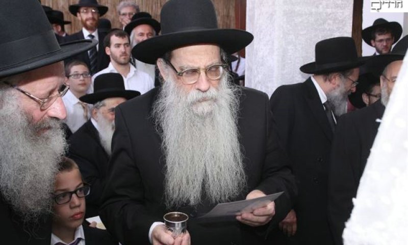 Hagaon R' Yerucham Olshin Rosh Yeshiva of Lakewood. Photo: Matisyahu Goldberg