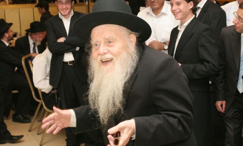 הרב יוד'ל אקרמן זצ"ל. צילום: מתתיהו גולדברג