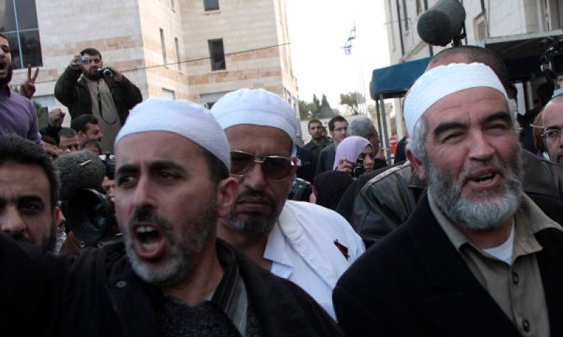השייח' ראאד סאלח, מנהיג הפלג הצפוני של התנועה האסלאמית. צילום: מועמר עוואד, פלאש90