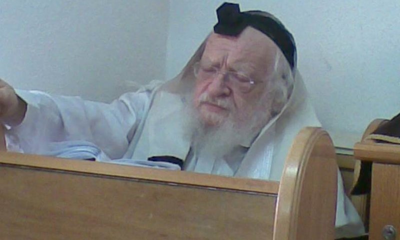 הרב אלעזר ברנדויין -חבצלת זצ"ל. צילום: ב. נחום