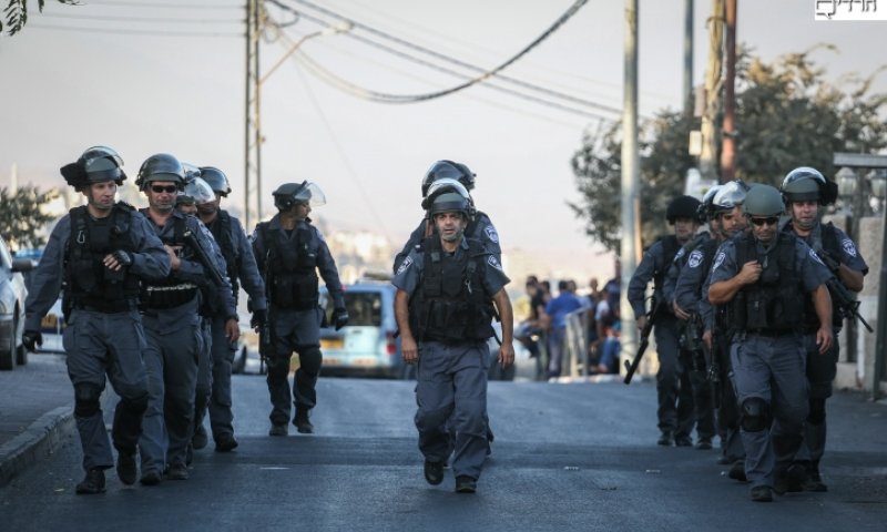 כוחות יס"מ במזרח ירושלים. צילום: הדס פרוש, פלאש90