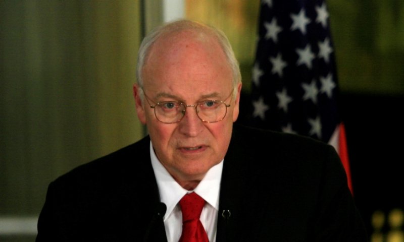 Bush's vice president Dick Cheney, Photo: Oliver Pitoussi, Flash 90