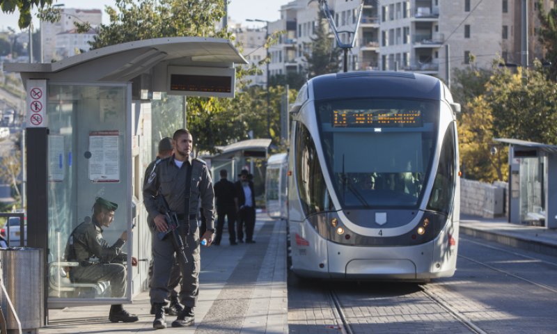 הרכבת הקלה בירושלים. צילום: פלאש90