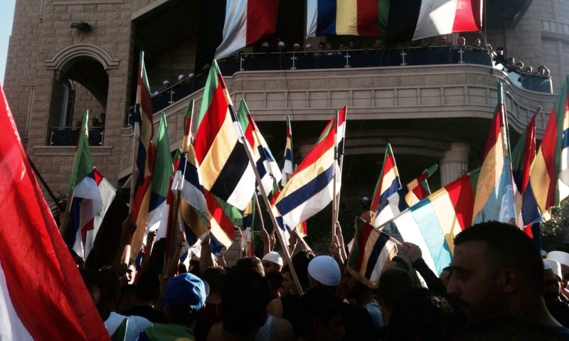 דרוזים מפגינים בגולן, צילום: שלמה מור