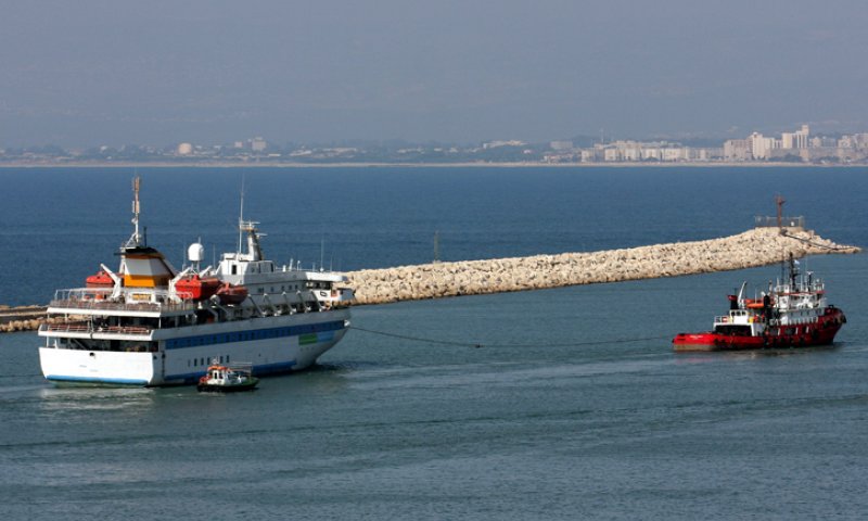 ספינת משט מול חופי עזה, צילום ארכיון: פלאש90