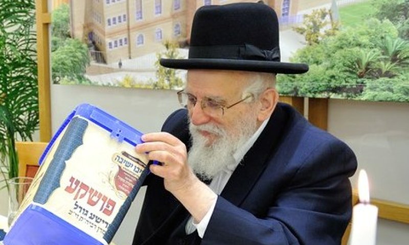The benefactor Rabbi Chaim Moshe Feldman. Photo: Behadrey Haredim
