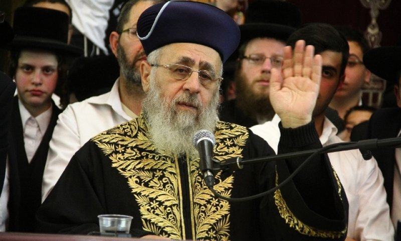 הרב יצחק יוסף באשדוד, צילום: יעקב כהן