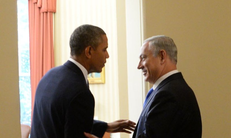 Barack Obama and Netanyahu, Flash 90